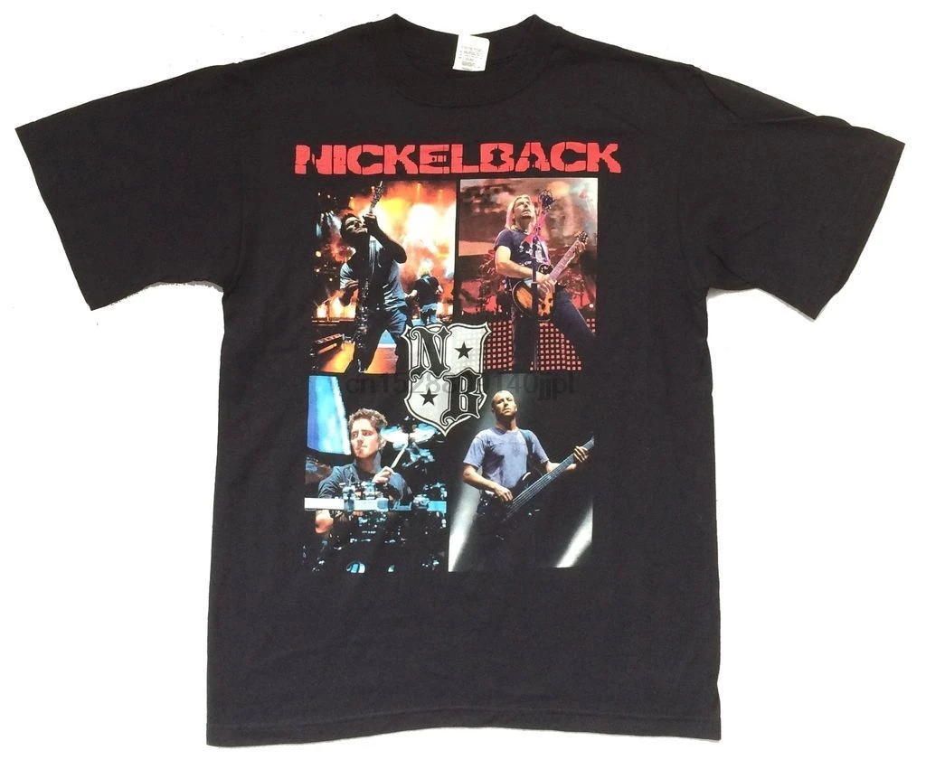 Черная футболка Nickelback с изображением сцены и экшн-фото новая официальная Мужская