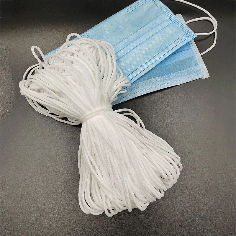 3 мм маска для рта эластичная лента струнная лица черная канатная Резиновая уха