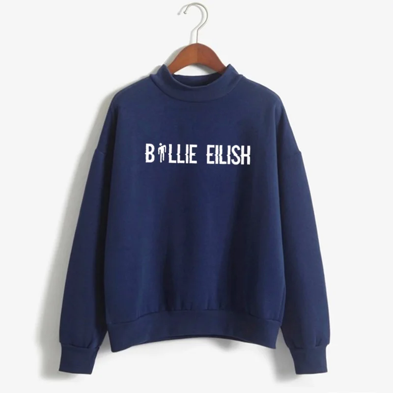 Sweatshirt11 Билли эйлиш Харадзюку толстовки для девочек топы для женщин с длинным рукавом Зимний бархатный свитер утепленное пальто - Цвет: Sweatshirt11