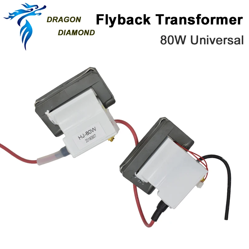 DRAGON DIAMOND 80 Вт высокого напряжения Flyback трансформатор для RECI DY13 Co2 лазерный источник питания