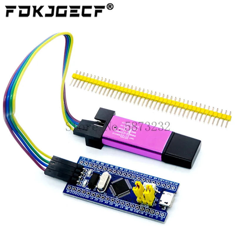 Программатор STM32F103C8T6 ARM STM32 минимальный Модуль платы разработки системы + ST-Link V2 Mini