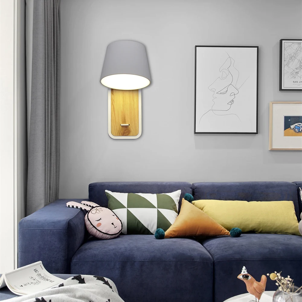 Artpad 7 Вт нейтральный белый светодиодный настенный светильник в скандинавском