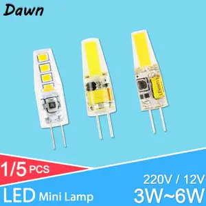 GreenEye светодиодный G9 G4 лампа ACDC 12V 220V 3W 6W 10W COB SMD СВЕТОДИОДНЫЙ G4 G9 регулируемой яркостью лампы заменить галогенные Прожектор люстра