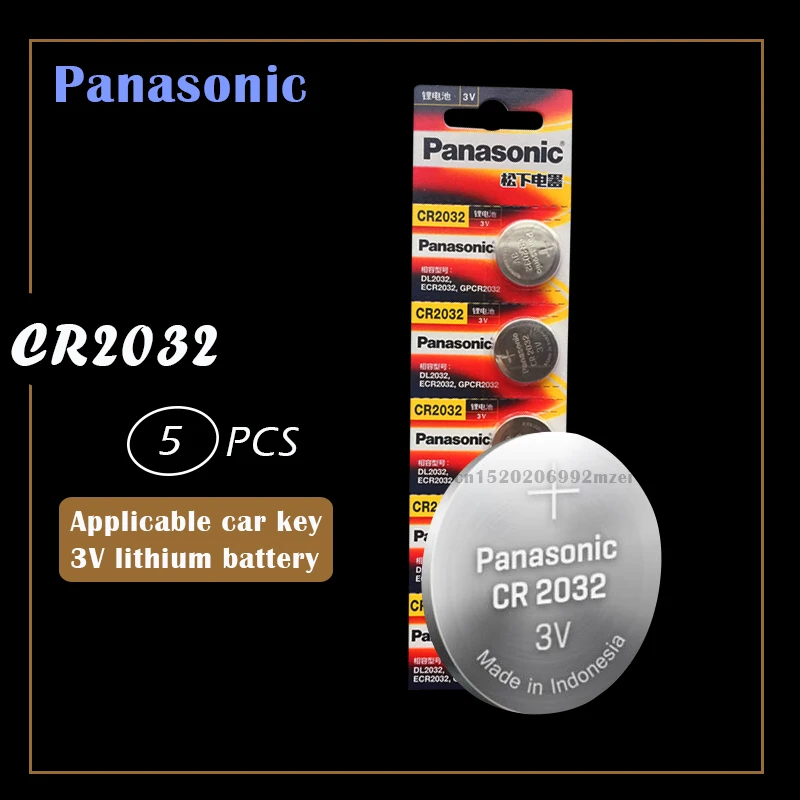 5 шт. оригинальный совершенно новый аккумулятор для PANASONIC cr2032 3 в Кнопочная