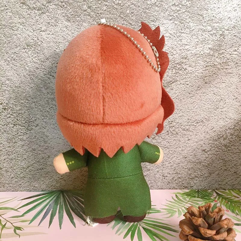 La extra&ntilde;a aventura de Jojo Noriaki Kakyoin-llavero con mu&ntilde;eco de peluche de 16cm, juguete de peluche de Anime coleccionable, kawaii plushie-2