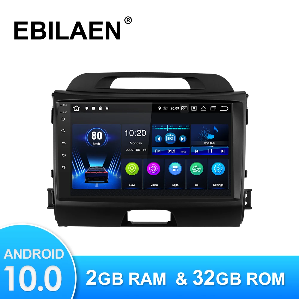 

Автомобильный мультимедийный плеер на Android 10,0 для KIA Sportage 3 2010-2016, Авторадио, GPS-навигация, камера, Wi-Fi, IPS экран, стерео, Радио RDS