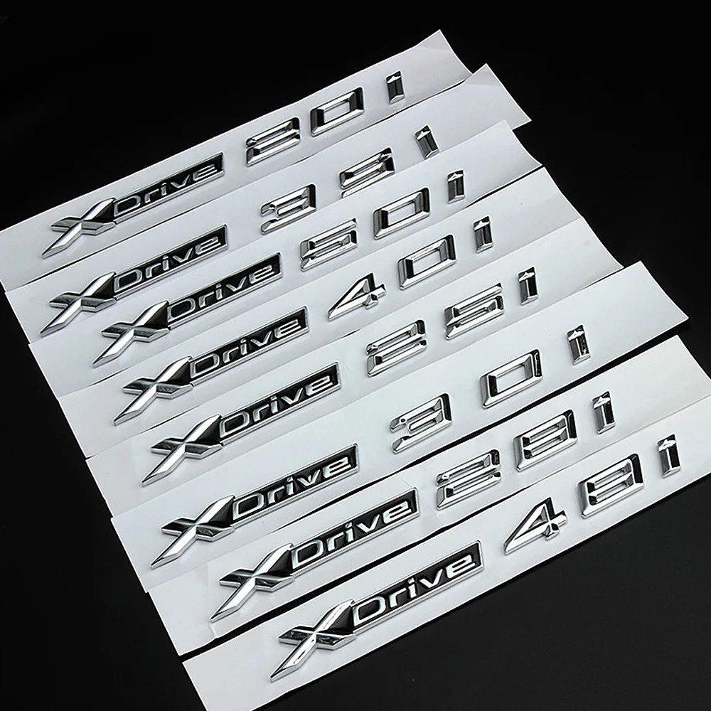 Стикер Xdrive 20i 25i 28i 30i 35i 40i 48i 50i 20d 25d 30d 35d 40d 50d для стайлинга автомобилей BMW M3 M4 M5 M6 X1 X6 X5