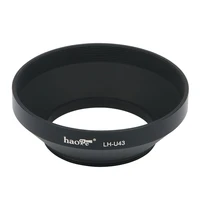 haoge lh u43 universal round metal screw in mount lens hood shade for leica xtyp 113leica x variotype 107leica d luxtype109