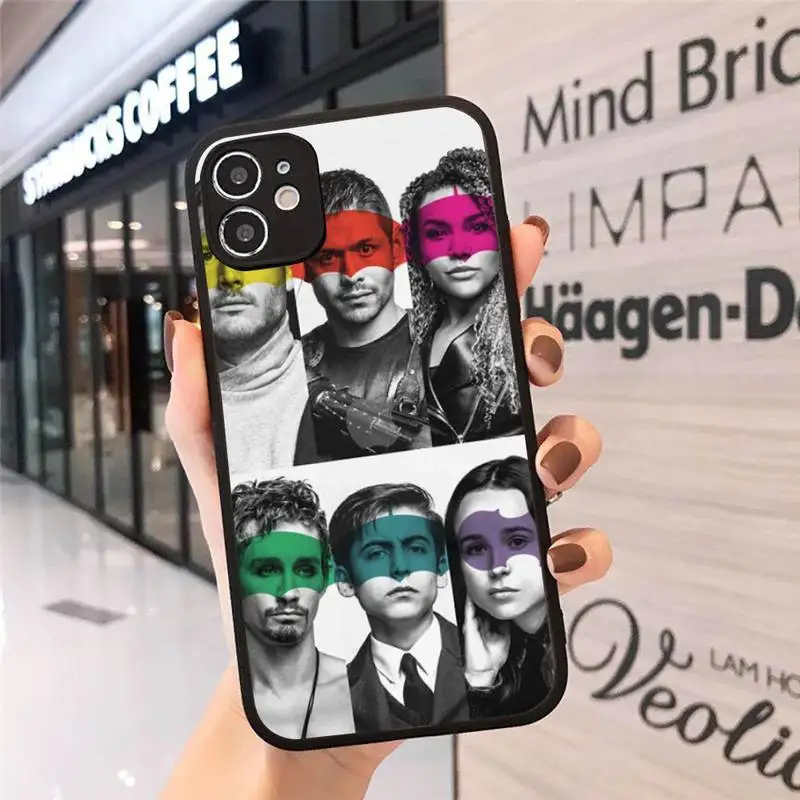 

The Umbrella Academy USA TV Phone Cases Matte Transparent for iPhone 7 8 11 12 s mini pro X XS XR MAX Plus cover funda