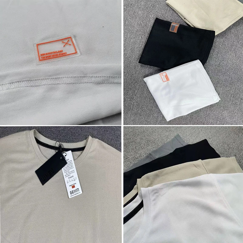 

Spring and summer fitness clothes loose short sleeve men's cotton large T-shirt training men's casual half sleeve Fashion Top