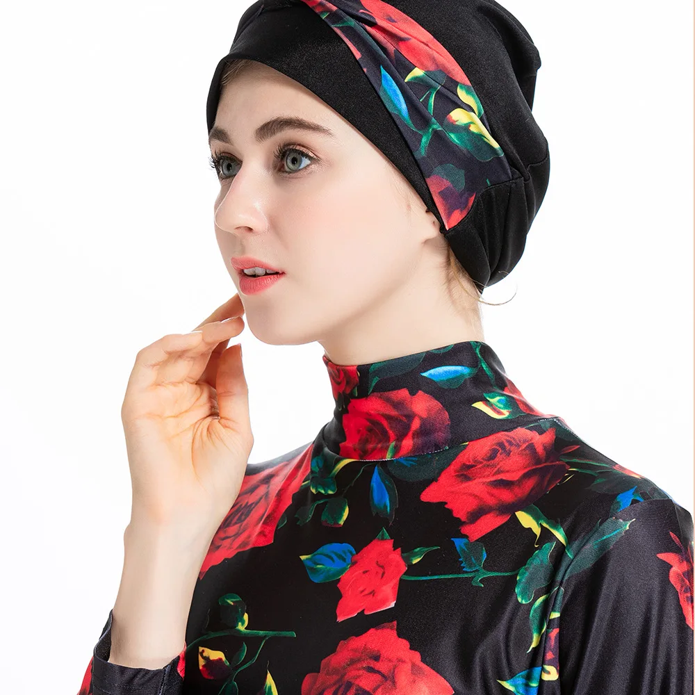 Мусульманские купальные комплекты Feminino купальный костюм мусульманский ОАЭ Burkini
