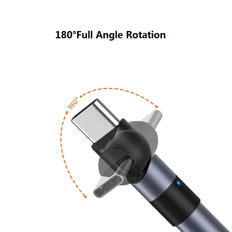 USB-кабель зарядный USB Type-C 180 градусов | Мобильные телефоны и аксессуары