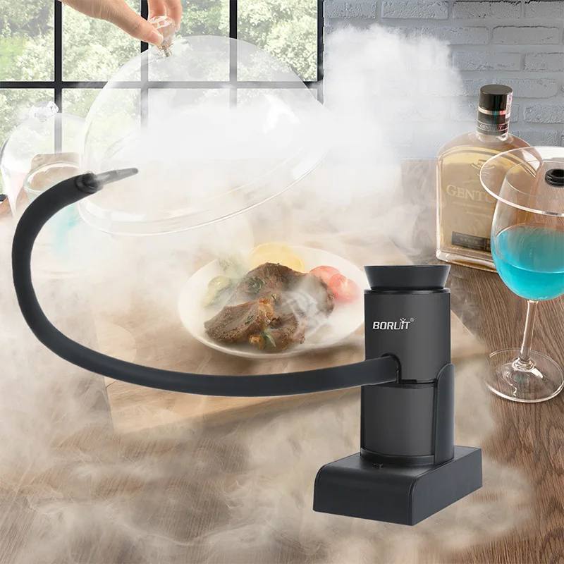 New Portable Food Cold Smoke Generator Molecular Cuisine Smoking Gun Meat Burn Smokehouse Cooking For Grill Smoker Kitchen Tool