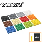 MARUMINE 8x8 64 точки для крепления на руке для 5 шт. частиц строительные блоки плиты 41539 кубики MOC набор сделай сам для классические Развивающие игрушки для детей