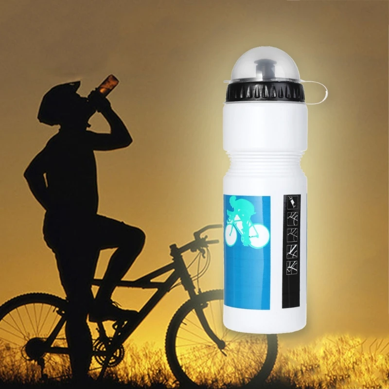 

750ml Water Bottle PE Bicycle Cycling Camping Portable Sports Outdoor MTB Bike Bicycle Universal Water Bottle Bicycle Equipment