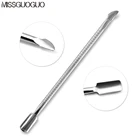 1 шт., инструмент для удаления кутикулы, нержавеющая сталь