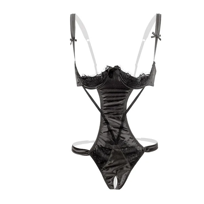 Дамское белье с открытой промежностью без шапочки соблазнительное сиамское