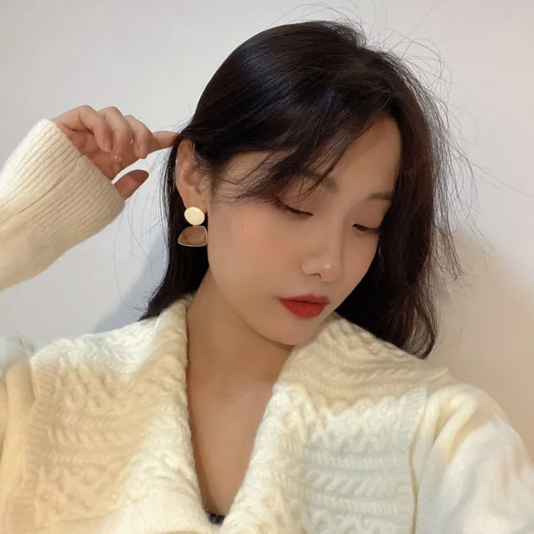 

Girls Irregular Multi Geometric Women Earrings Simple Drop Earring Charms