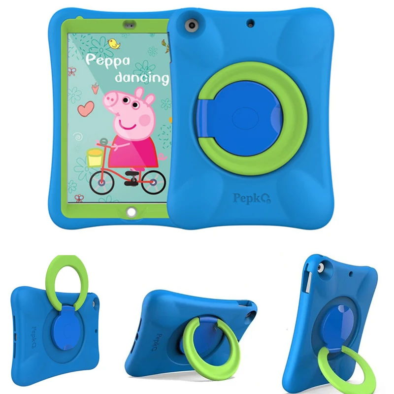 Eva чехол для iPad 9 7 2017 2018 дети coque funda вращающийся 5th 6th поколения Чехол свет 5 6 крышка