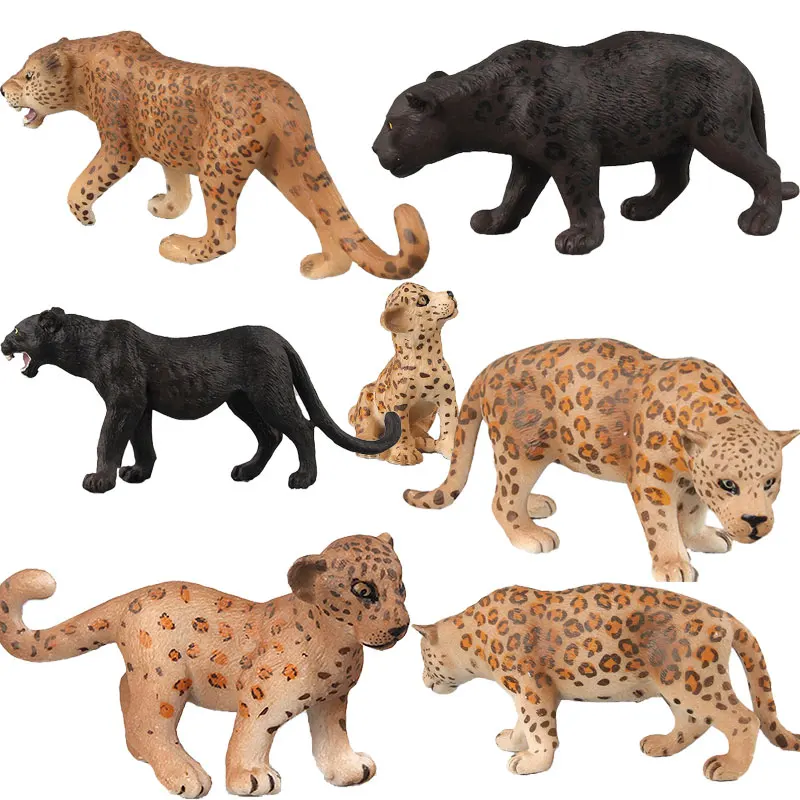 Реалистичные дикие животные искусственные фигурки ПВХ пластиковые сафари