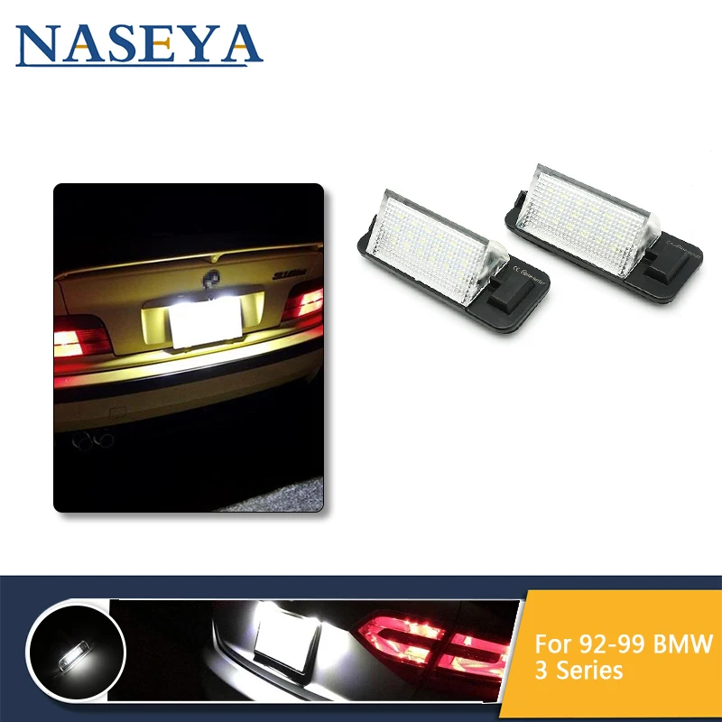 

2Pcs 18LED Car License Number Plate Light Led Rear Tail Lamp For BMW E36 318i 318is 318ti 320i 323i 325i 325is 328i 3 Series