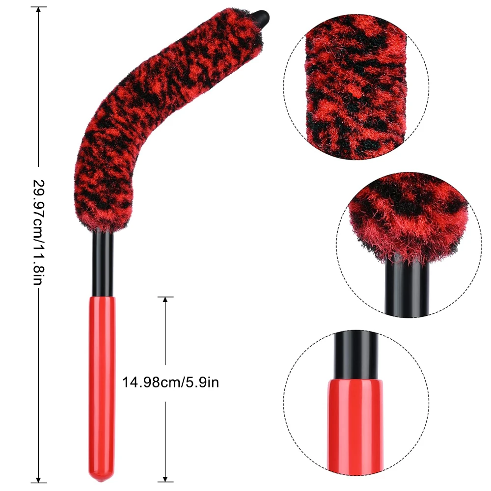 

7Pcs/set Car Detailing Cleaning Brush Auto Interior Exterior Cleaning Set Dashboard Air Outlet Window Wheel Car Wash Accessories