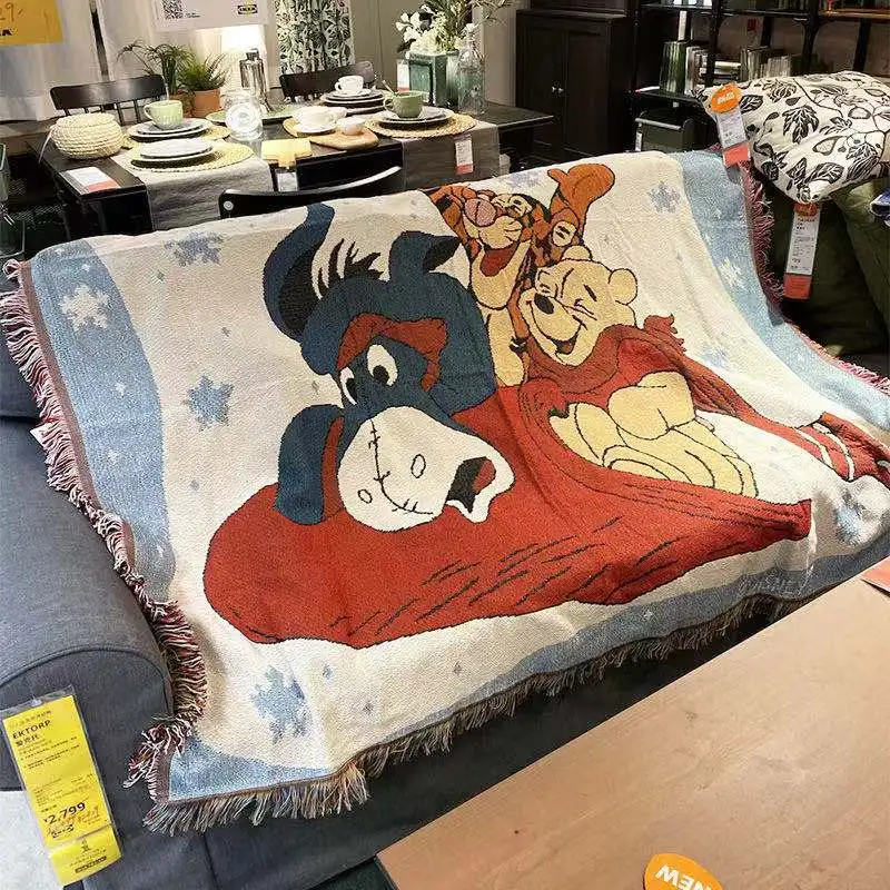 Goede Gebreide Leuke Lijn Deken Sofa Cover Deken Tapijt Tapijt Badhanddoek Yoga Outdoor Camping Home Decor Bed Dutten Naughty