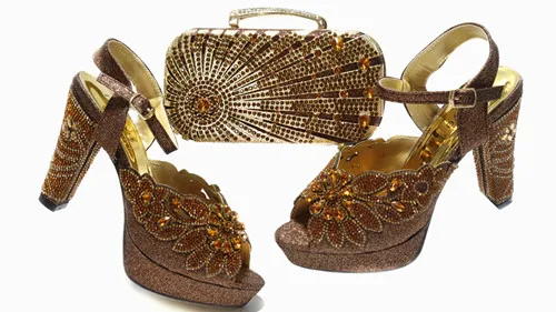 Doershow-Conjunto de zapatos y bolsos italianos para mujer, conjunto de zapatos y bolsos de boda africanos, zapatos y bolsos italianos, HGT1-2 de verano
