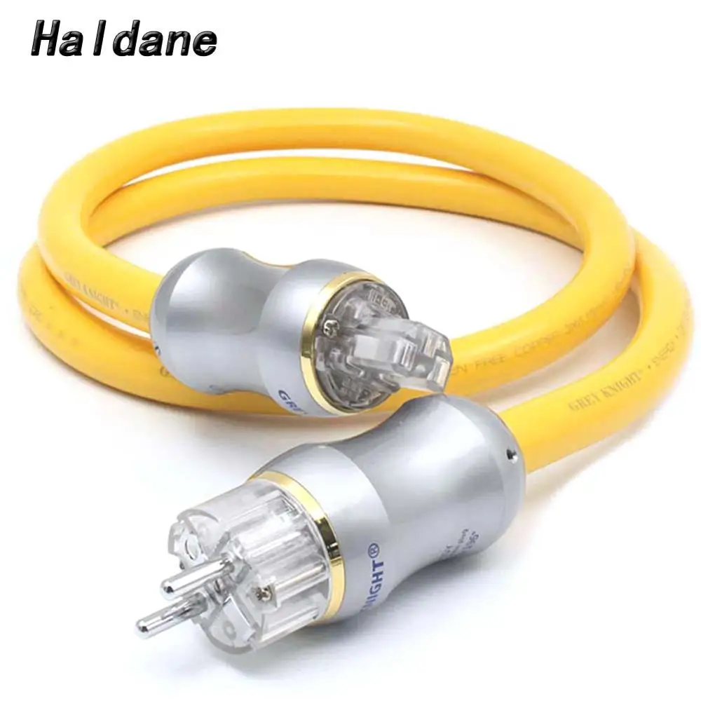 Haladne HIFI 19 мм аудиофил EU/US/AU Schuko Разъем Кабель питания Hi-End аудио усилитель CD плеер