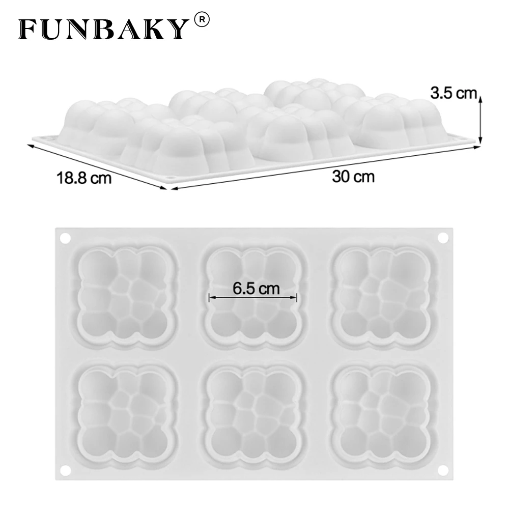 FUNBAKY 3D вогнутая шариковая силиконовая форма инструменты для украшения торта мыши
