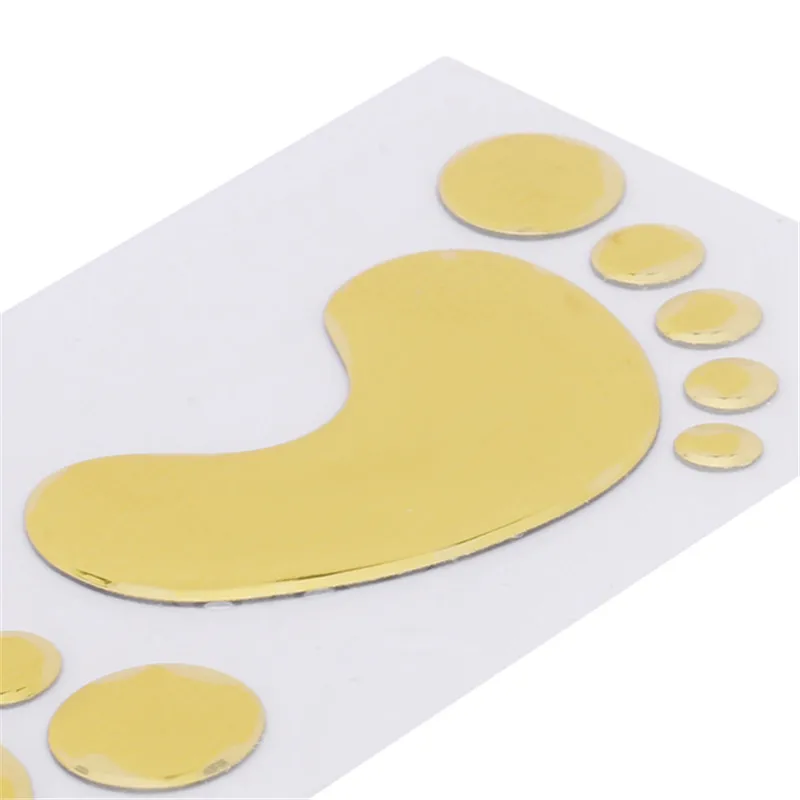 ПВХ стереоскопический с маленькими ножками автомобильные наклейки золотого и