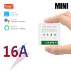 Умный мини-переключатель, 16 А, Wi-Fi, поддержка 2-стороннего управления, Модуль Автоматизации умного дома, работает с приложением Alexa Google Home Smart Life