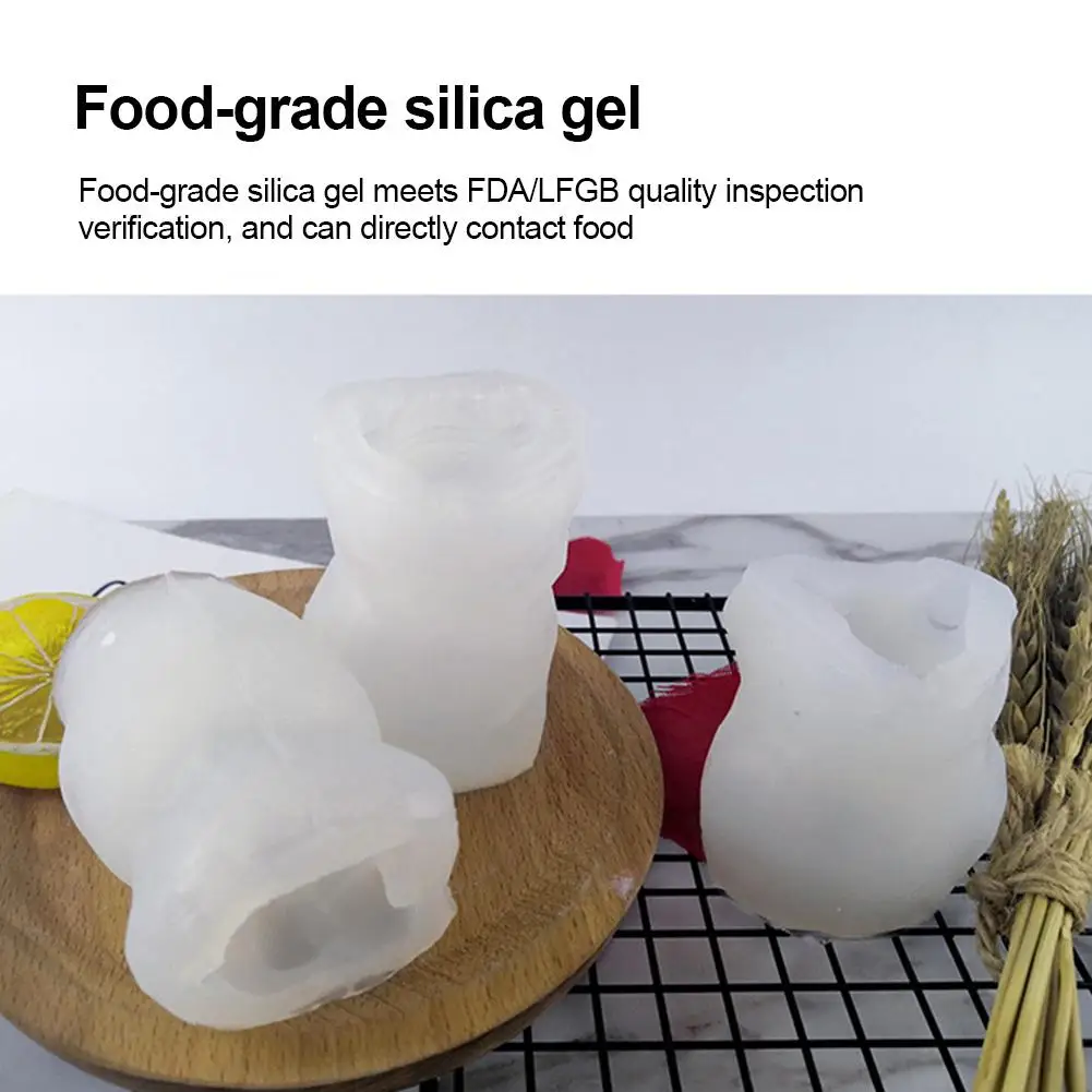 Медведь Форма силиконовая для кубиков льда прессформы симпатичный прочный