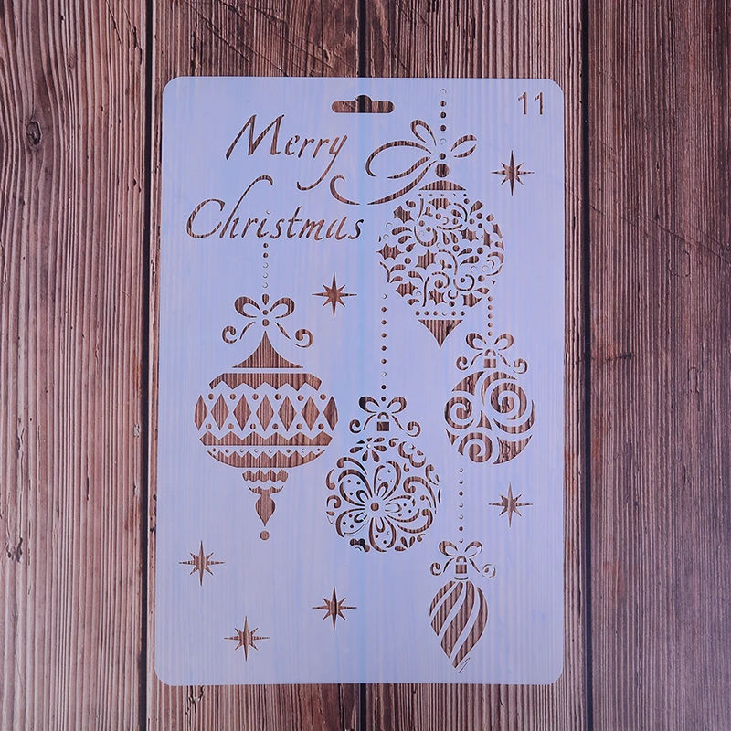 Рождественской елки подарка и наслаивать клетка brids трафареты для картин Fondant