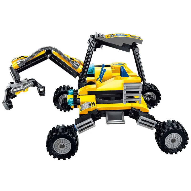 

Enlighten Construction Engineering Building Block Kyanite Squad Rock Sweeper 2 Figure 149pcs Educational Bricks-No Box