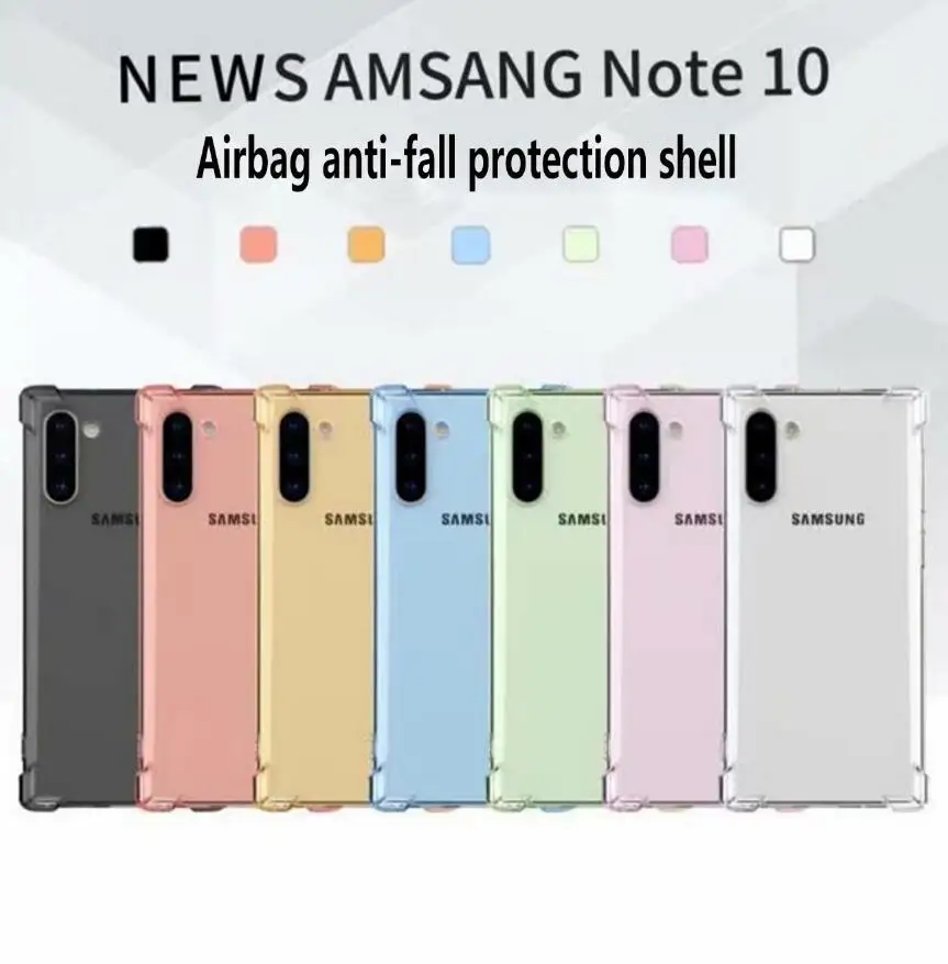 Для samsung Примечание 10 + plus/Note Pro защитный чехол для телефона прозрачный подушка