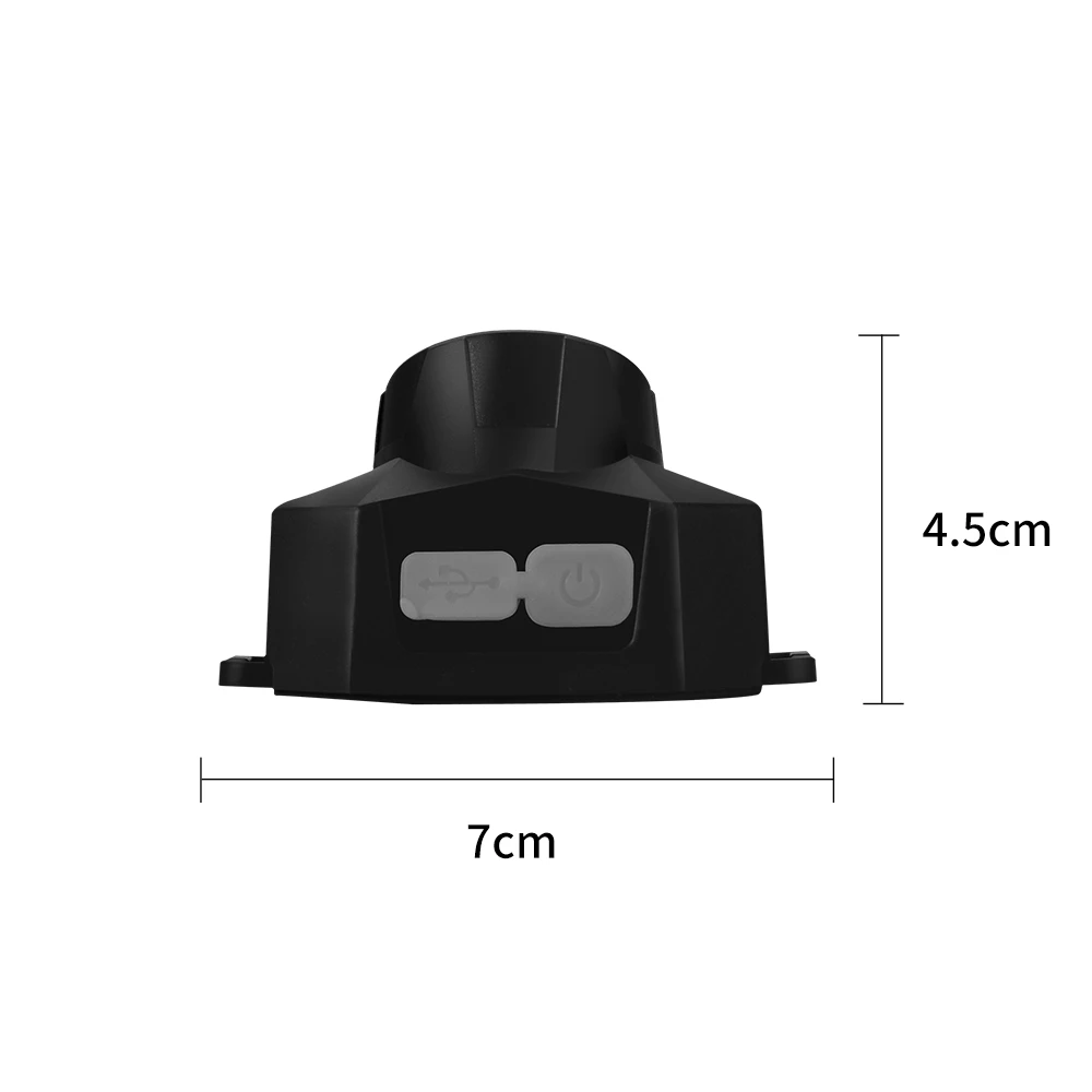 Портативный светодиодный налобный фонарь GIJOE со встроенным аккумулятором