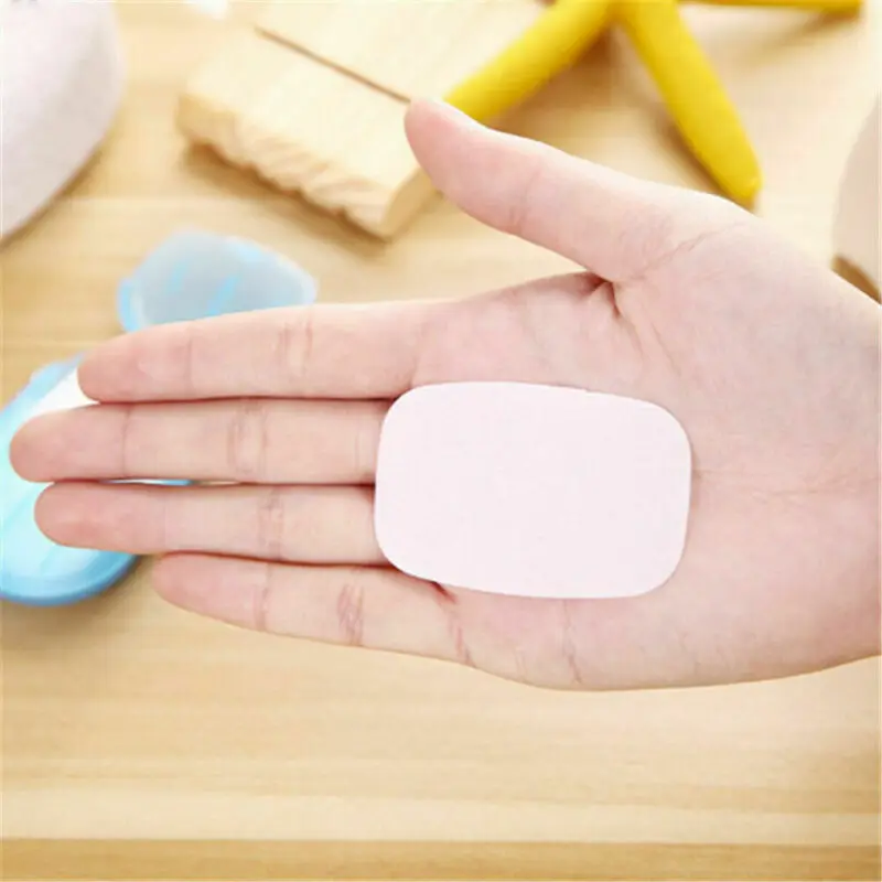 20 шт. дорожная бумага для мыла моющая ручная ванна чистые ароматизированные