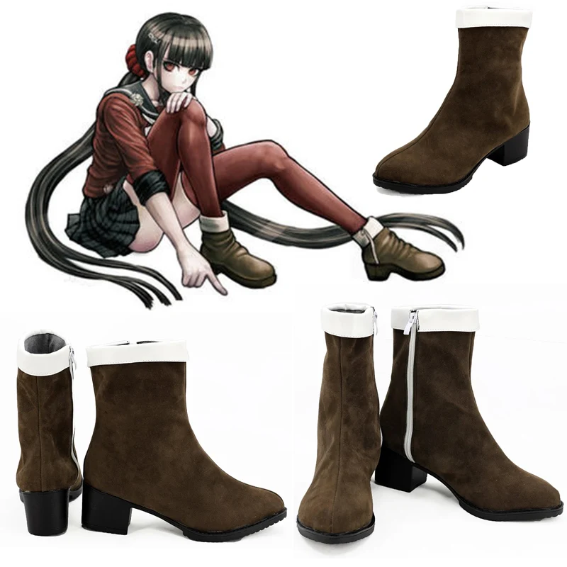 

Anime Danganronpa V3: Killing Harmony Harukawa Maki Games Customize Cosplay Shoes Boots Halloween Party Cosplay Accessories