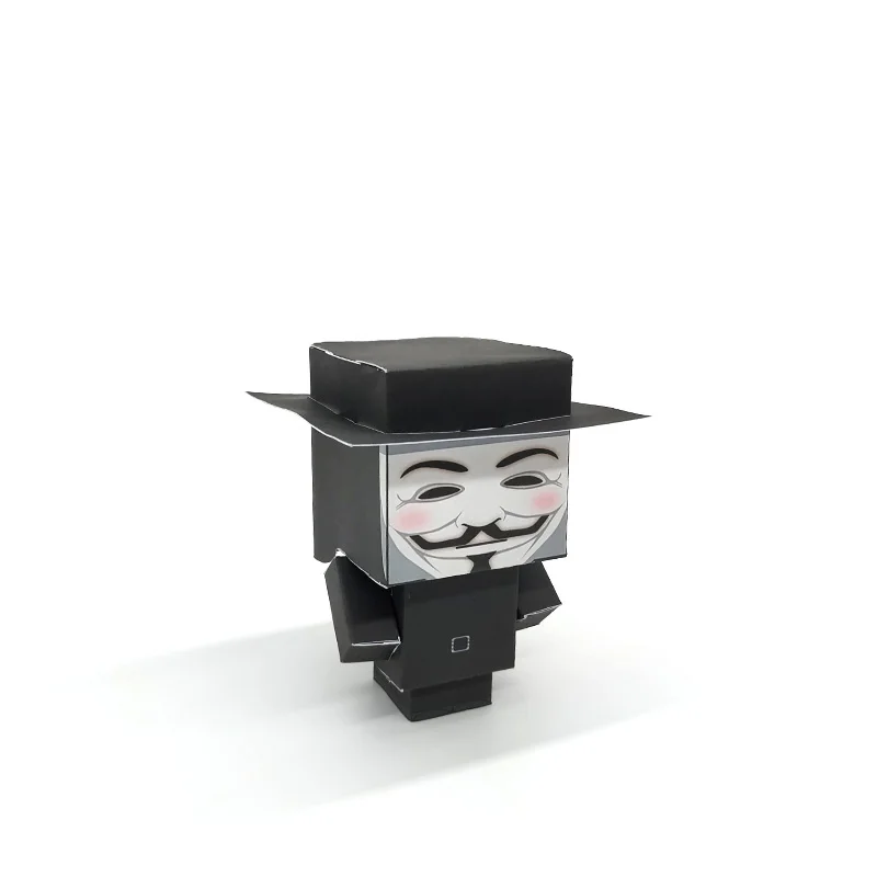 Складная мини машинка Vendetta без клея милая 3D бумажная модель бумажное ремесло