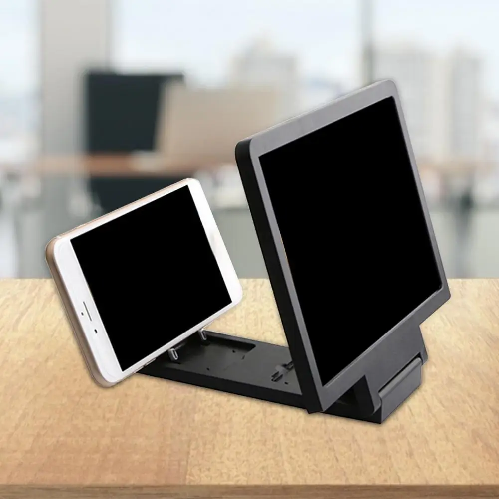 

Phone Holder Durable Magnifier Design High Quality ABS Lens Universal Cell Phone Display Stand for Most Smart Phone