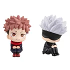 Аниме фигурки аниме Q Version, 10 см, фигурки аниме ююютсу кайсен, фигурки Yuji Itadori Gojo Satori, ПВХ экшн-фигурки, игрушки, подарок для детей