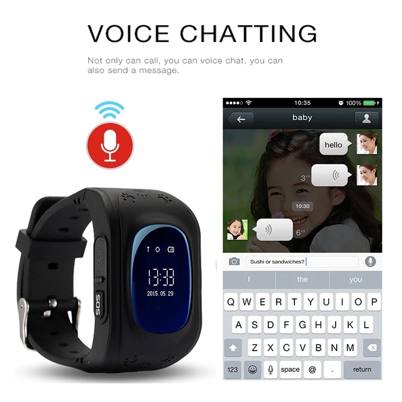 2019 New Smart Watch Kid Safe smart SOS Call Second Generation Chip Location Finder Gifts for Children | Электроника