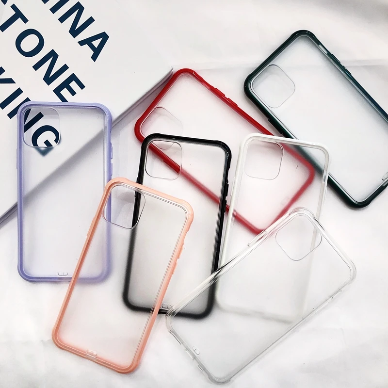 Двухслойный Матовый Бампер карамельных цветов из жесткого поликарбоната +