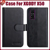Hot  XGODY X50 Case 6 5  Fashion Colors Flip Soft Leather Wallet Protective Cover For XGODY X50 Case Phone Bag