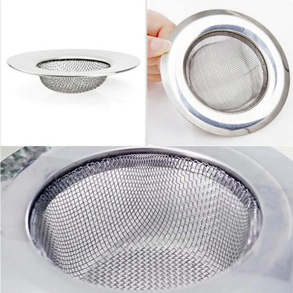 

Stainless Steel Bathtub Hair Catcher Stopper Shower Drain Hole Filter Trap Kitchen Metal Sink Strainer Filter Barbed Wire