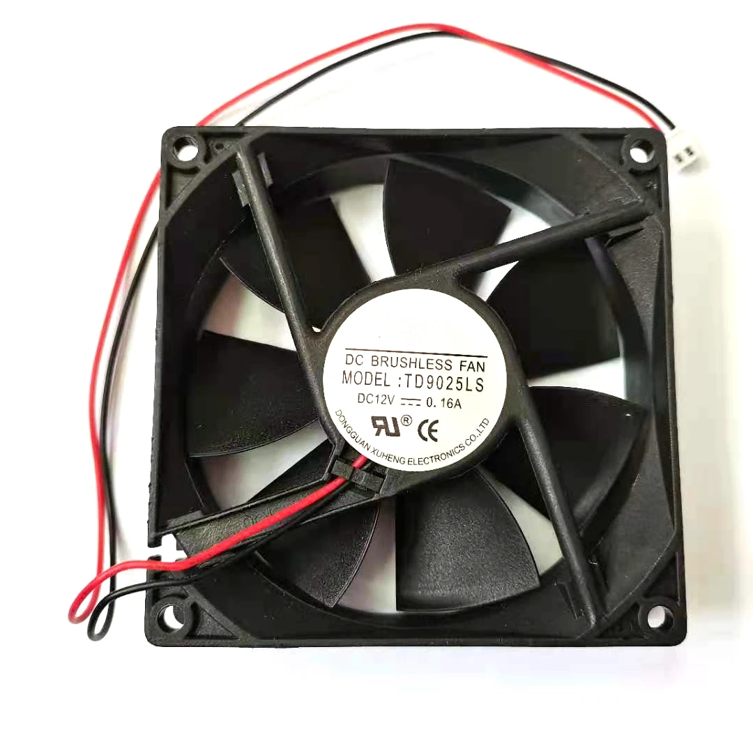 New Hydraulic quiet cooling fan 2pcs/lot TD9025LS 2PIN  0.16A 12V 9CM 90*90*25MM