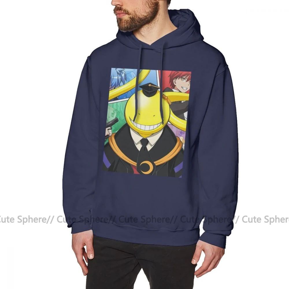 Hoodie kiperation Class, худи KORO SENSEI kiperation, худи фиолетового цвета, длинный пуловер, худи для мужчин, крутые толстовки - Цвет: Navy Blue