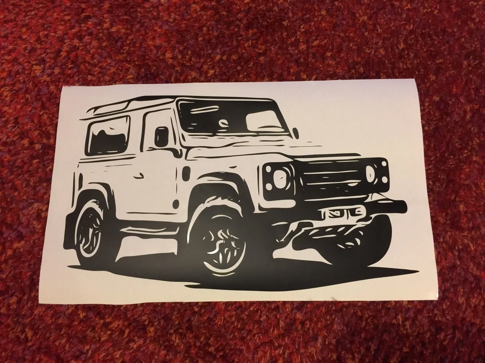 Для Land Rover Defender массивные настенные виниловые наклейки различных
