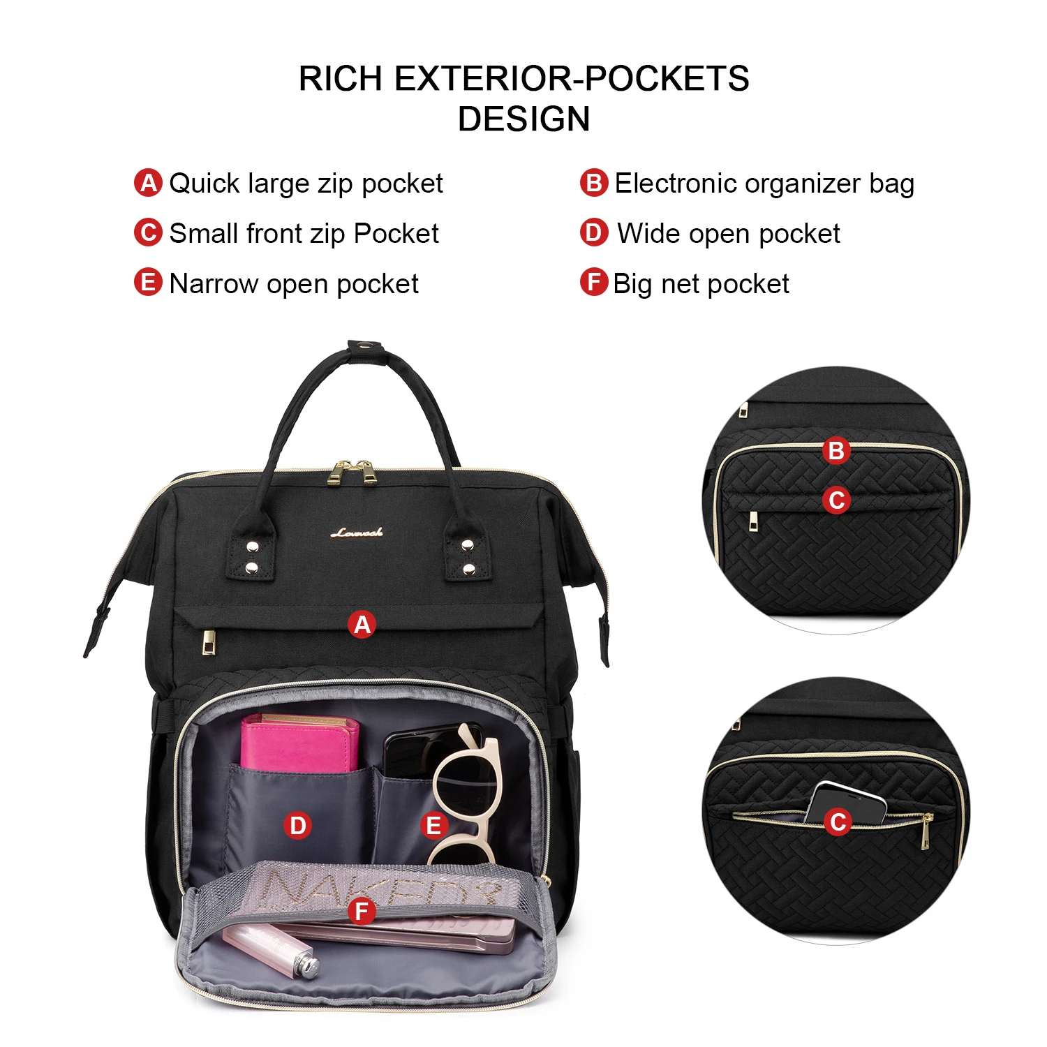 

Lovevook Women Bag Backpack 15.6 Inch Laptop bag USB Charging Travel Backpack Male School Bag Waterproof Travel Backpack 2021